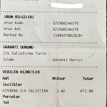 Daikin Kombi'min Hukuksuz Şekilde Garanti Dışı Bırakılmak İstenmesi