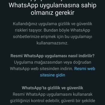 Xiaomi Resmi WhatsApp Hatası