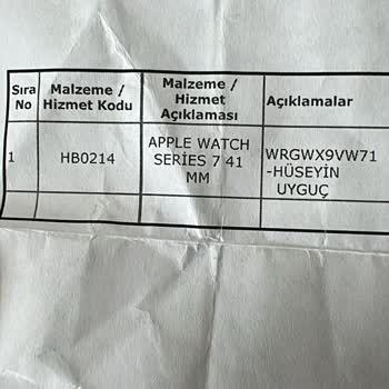 HB Bilişim Teknosa Üzerinden Aldığım Apple Saatte Garanti Sorunu