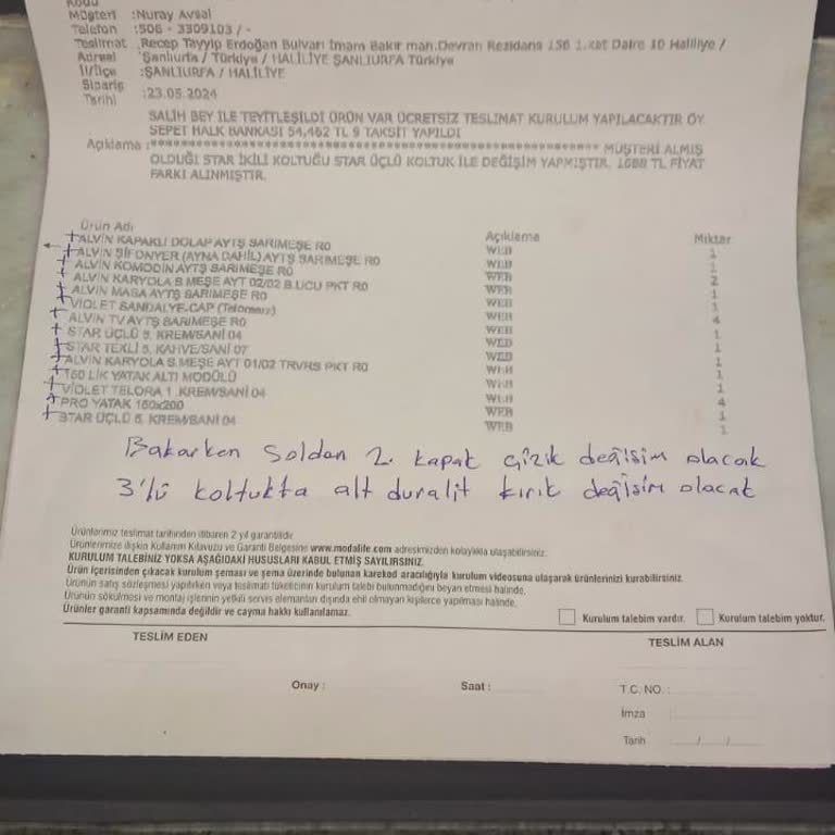 Modalife Hatalı Gelen Ürün Aylarca Düzeltilmiyor