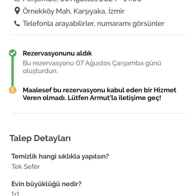 Armut Paramın İadesi İçin Dönüş Yapmıyor