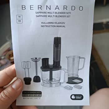 Bernardo Blender Seti İlk Kullanımda Arızalandı!