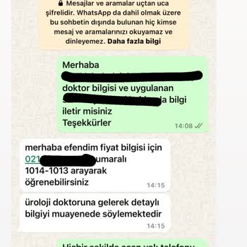 Başkent Üniversitesi İstanbul Hastanesi Başkent İstanbul Hastanesi Umursamazlık