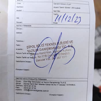 Hepsiburada "Connect Game" Ürünü Garantiye Gönderememek