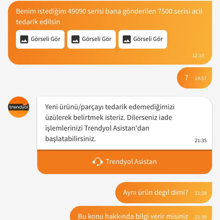 Trendyol Yanlış Ütü Modeli Ve Satıcı İlgisizliği