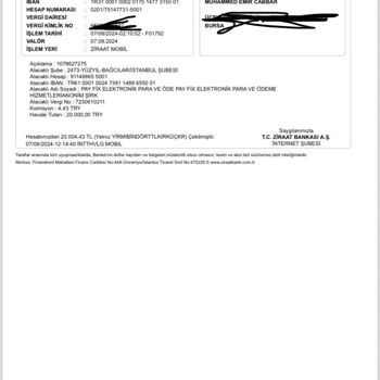 Payfix Havalesi Hesabıma Geçmedi