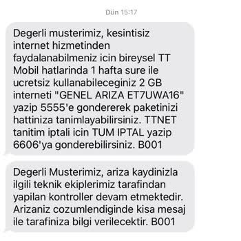 TTNET Sorunumu Çözmüyor