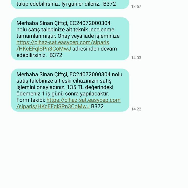 EasyCep Cihaz Ödeme Şikayeti