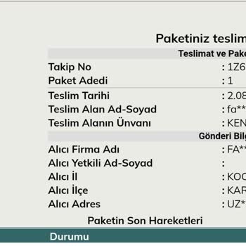UPS Ve Dufy İlk Ve Son Ticaretim
