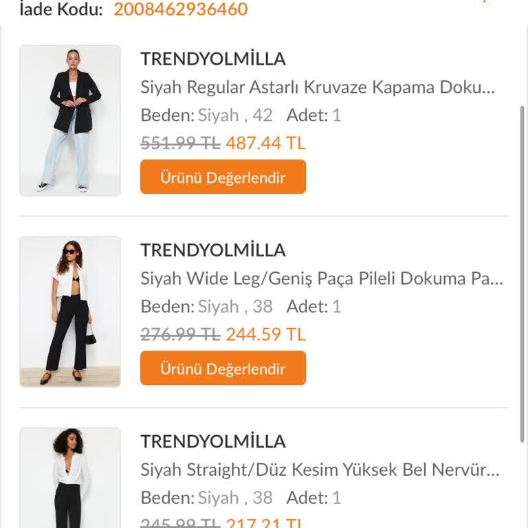 Trendyolmilla Trendyol Ve Sürat Kargo Ürün Kaybı
