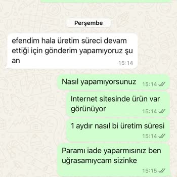 Laminta Ürün Teslimatında Yaşanan Gecikmeler Ve İlgisizlik