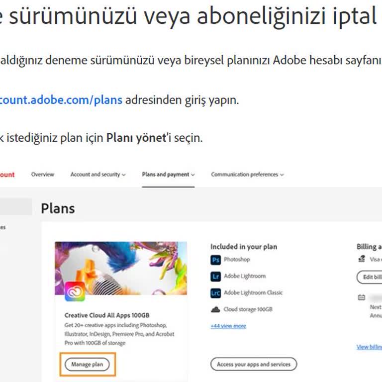 Adobe Hesabın Askıya Alınması