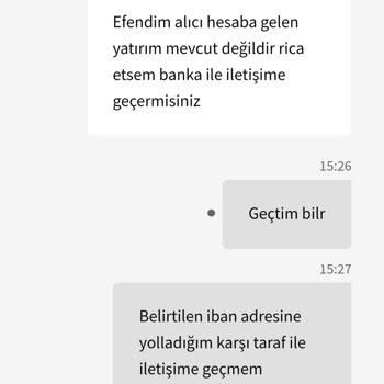 Paramı Hesabıma Geçirmedi