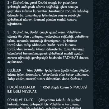 Paketlemeacentesi (Instagram) Acil Çözüm Bulunmasını İstiyorum