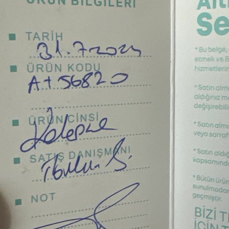 Berk Mücevherat Yanıltıcı Bilgilendirme Ve Değişim Sorunu