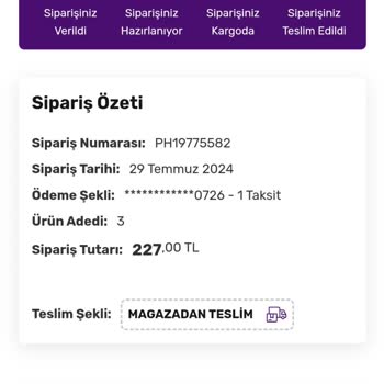 Gratis 11 Gündür Siparişim Kargoya Verilmiyor.