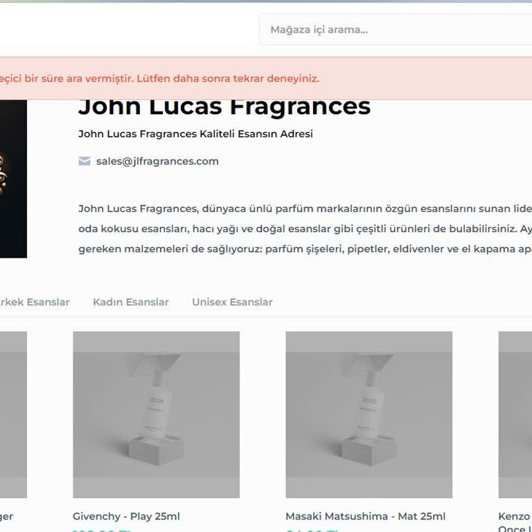 Shopier Üzerinden Alınan Parfüm Esansı Teslim Edilmedi