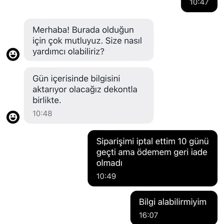 Smart Saat - SaatAdam Smart Saat Para İadesi Yapılmadı