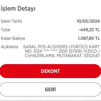 Iyzico/cvmaker.com Habersiz Para Çekimi