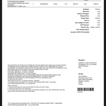 Guess Gümrük Vergisi Problemi!