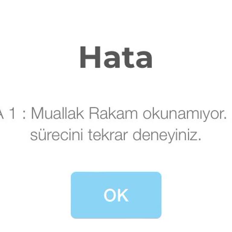 Axa Sigorta Muallak Rakam Okunamıyor Hatası