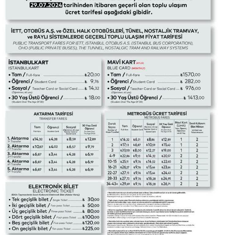 İBB - İstanbul Büyükşehir Belediyesi İstanbul 30 Yaş Üzeri Öğrenci Fahiş Zam