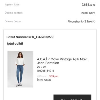 Mavi Online Stok Hatası Mağduriyeti