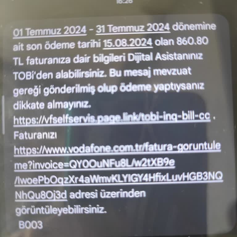 Vodafone Kullanmadığım Hatta Fatura Şoku Ve Ulaşılmaz Müşteri Hizmetleri