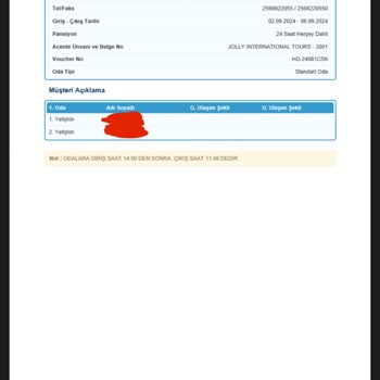 Tatil Sepetinin Rezervasyon İptali Yapmaması