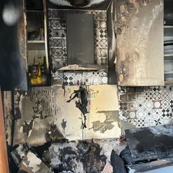 Vestel Fırınından Çıkan Yangın