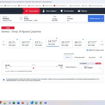 Türk Hava Yolları (THY) Hatalı Fiyat Etiketi