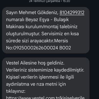 Vestel Hepsiburada Kurulum Servis Desteği Sağlamıyor 18 Gün Mağduruz