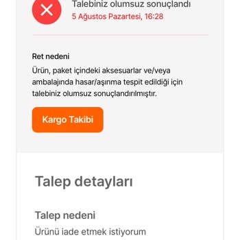 Fiyonk Kuyumculuk İade Talebinin İptali