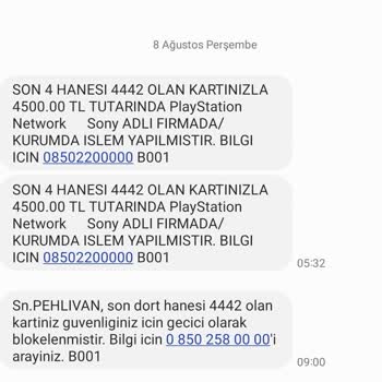 Ziraat Bankası Kredi Kartı Play Station Network
