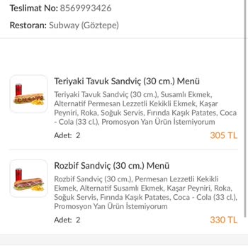 Yanıltıcı, Yanlış, Ve Yalancı Trendyol Yemek