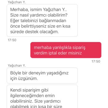 Yemek Sepeti Sipariş İptal Edemiyor