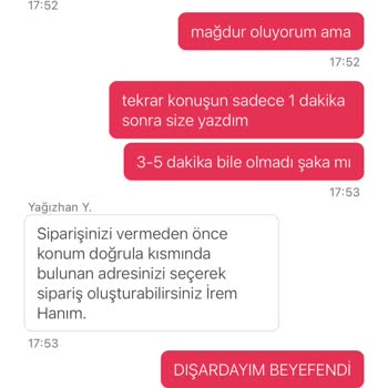 Yemek Sepeti Sipariş İptal Edemiyor