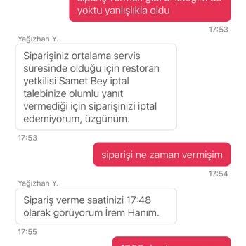 Yemek Sepeti Sipariş İptal Edemiyor