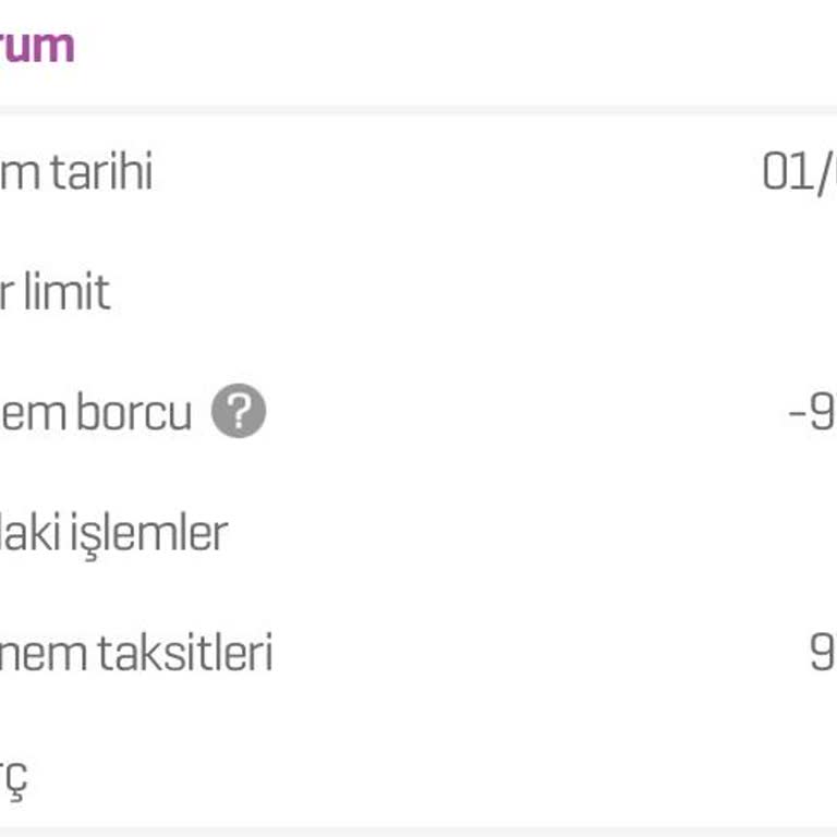 Enpara Kredi Kartı Limit Kısıtlaması