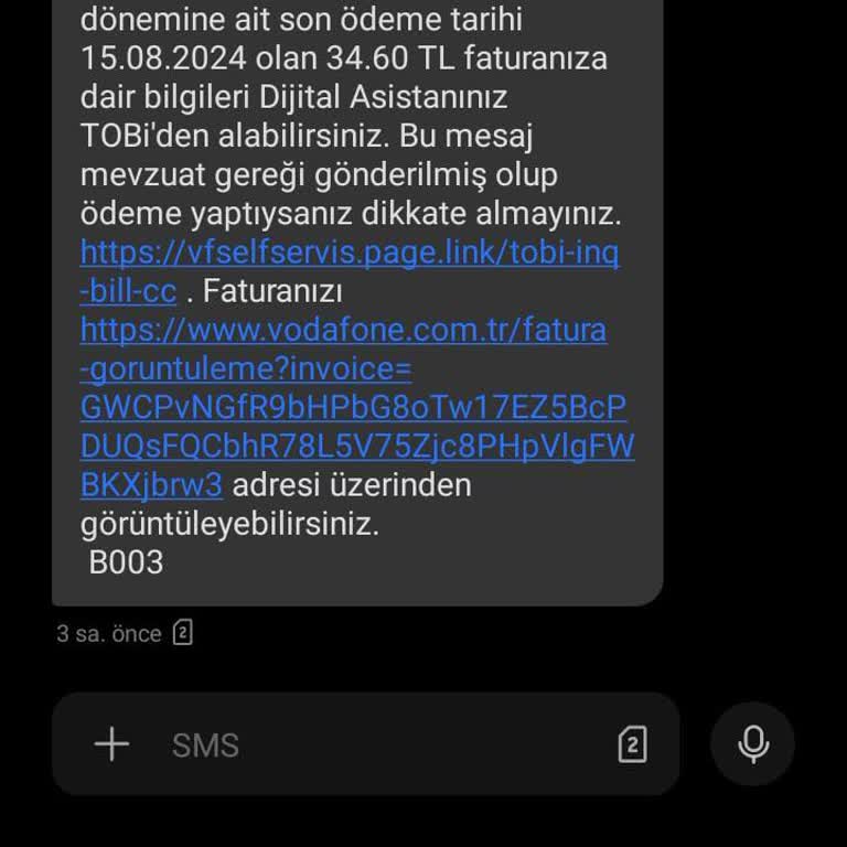 Vodafone Taahhüt Bitiminde Yüksek Fiyat Ve Haksız Faturalandırma