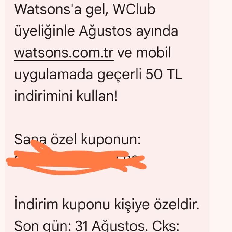 Watsons Doğum Günü Hediyesi