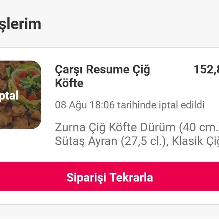 Yemek Sepeti Yemeğimizi Getirmek İstemiyor