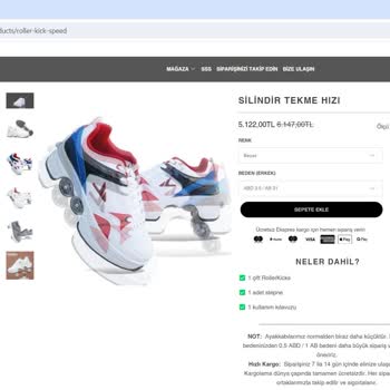 Rollerkick Web Sitesinden Verdiğim Siparişi Göndermediler