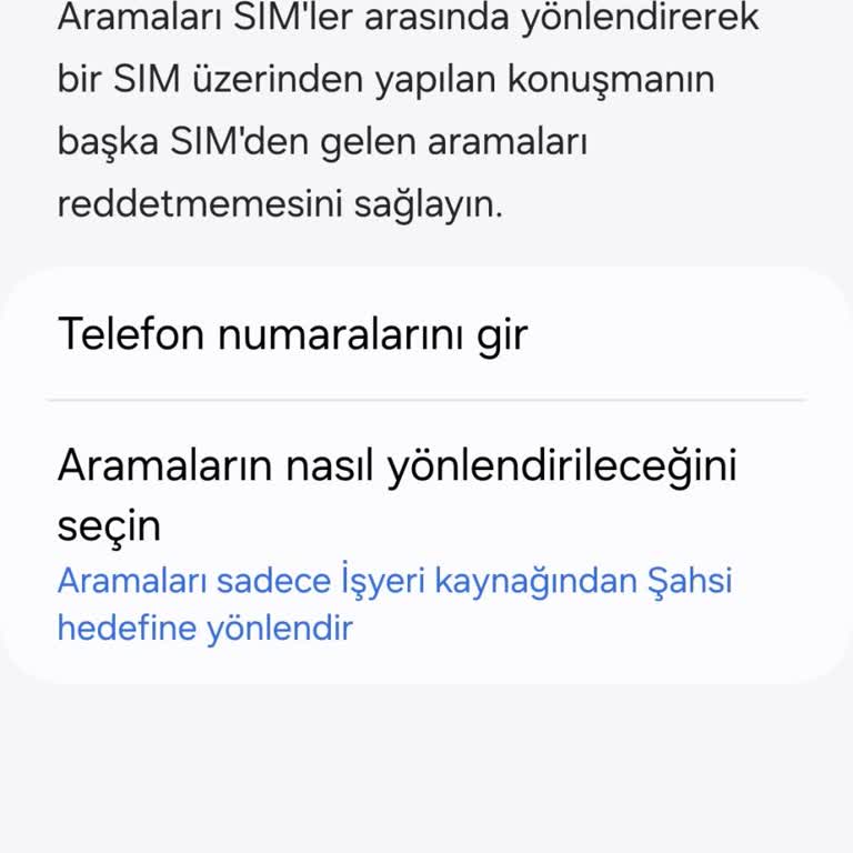 Samsung Çift Sim Her Zaman Açık Ayarlanmıyor