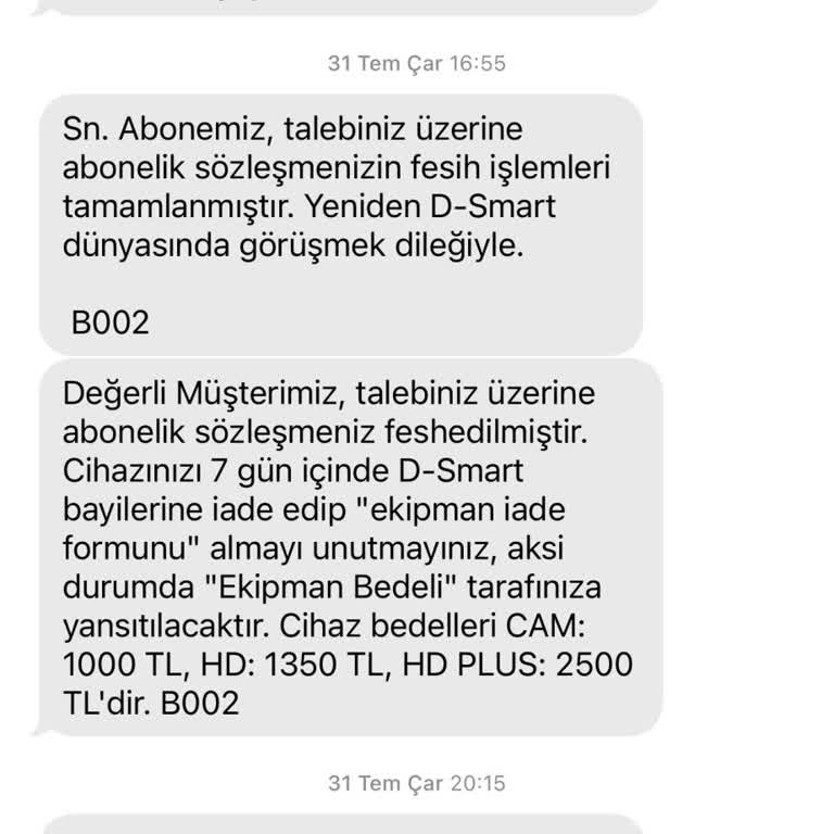 D-Smart Abonelik Ve Fatura Sorunları