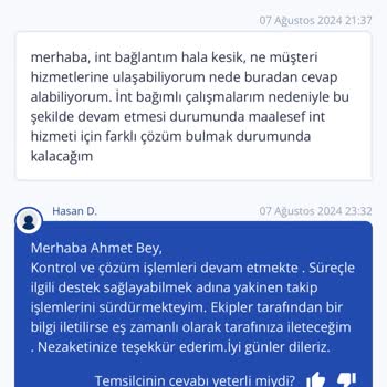 TurkNet Müşteri Hizmetleri İle İletişememe