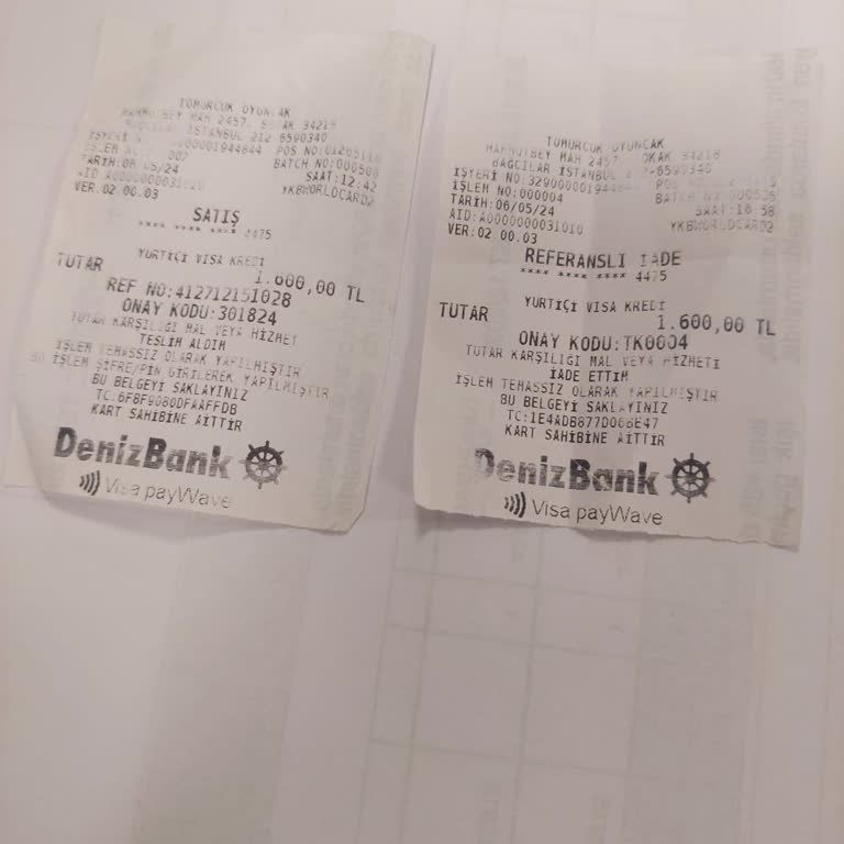 Denizbank Kredi Kartı İade Edilmeyen Param