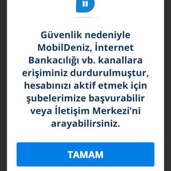 Denizbank Mobil Ve İnternet Şb... Girişimin Durdurulması Hk.