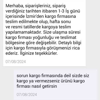 Altınyıldız AC&Co İsimli Firma Ürünlerimi Kargolamıyor