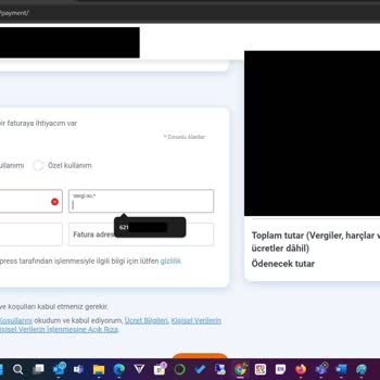 Sunexpress Kurumsal Fatura Sistem Hatası